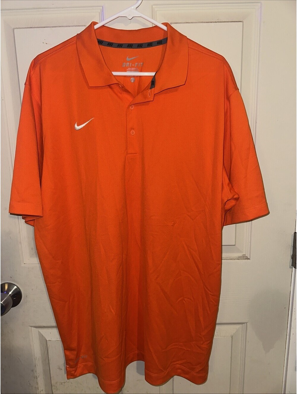 Orange Men’s Nike Dri-fit Polo XL